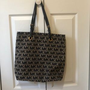 Great condition MK monogram black handbag